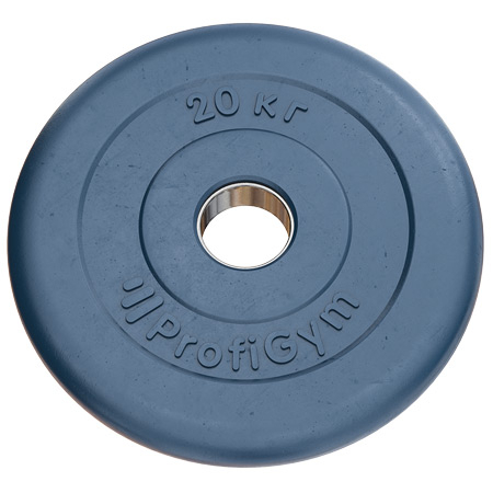 Тренировочный диск Profigym 20 кг цветной
